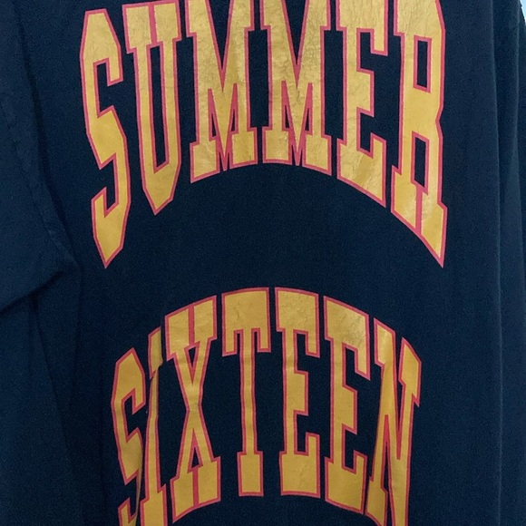 Drake Black Long Sleeve Shirt with Bold Graphic revenge summer sixteen 21” - Picture 5 of 7
